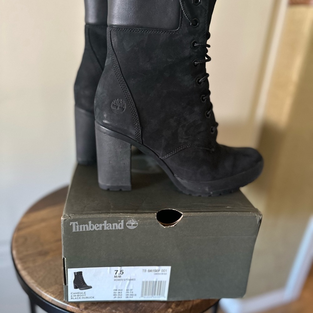 Timberland Women's Dark Heeled Boots